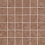 Kerama marazzi Декор Руссильон мозаичный коричневый матовый обрезной 30x30x0,9