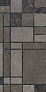 Kerama marazzi Декор Марсель микс тёмный глянцевый обрезной 60x119,5x0,9