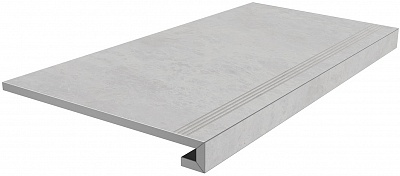 Kerama marazzi Ступень клеёная Монте Тиберио серый лаппатированный 33x80x0,9