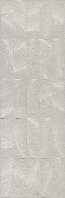 Kerama marazzi 12151R Плитка Безана серый светлый структура обрезной 25x75