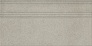 Kerama marazzi Плинтус Монсеррат серый светлый матовый обрезной 20x40x1,6