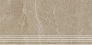 Kerama marazzi Ступень фронтальная Эстерель бежевый матовый обрезной 30x60x0,9