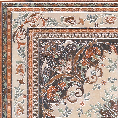 Kerama marazzi Декор Мраморный дворец ковёр угол лаппатированный 40,2х40,2 