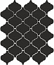 Kerama marazzi 65001 Плитка Арабески глянцевый чёрный 26х30