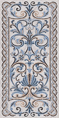 Kerama marazzi SG590902R Керамогранит Мозаика синий декорированный лаппатированный 119,5х238,5