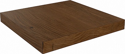 Kerama marazzi Ступень угловая клееная правая Сальветти вишня 33x33x0,9