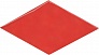 Kerama marazzi Декор Риад красный глянцевый 13,5x7,8x0,9