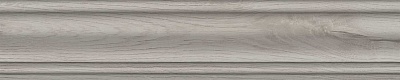 Kerama marazzi Плинтус Тровазо серый светлый матовый 39,8x8x1,55