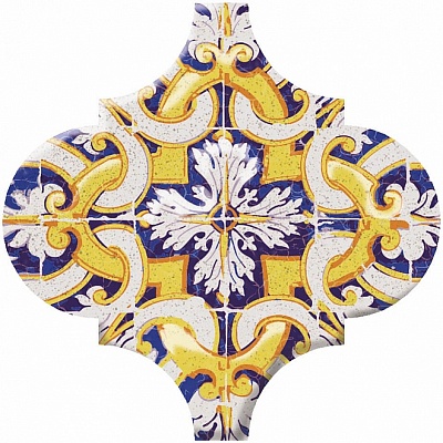 Kerama marazzi OP\A159\65000 Декор Арабески Майолика орнамент 6,5х6,5