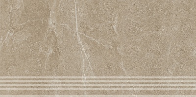 Kerama marazzi Ступень фронтальная Эстерель бежевый матовый обрезной 30x60x0,9