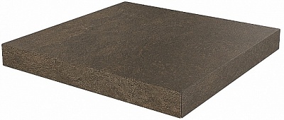 Kerama marazzi Ступень угловая клееная Про Стоун коричневый 33x33x0,9