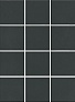 Kerama marazzi Мозаика Агуста черный матовый 30x40x0,7 из 12 частей 9,8х9,8