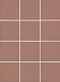 Kerama marazzi Мозаика Агуста розовый матовый 30x40x0,7 из 12 частей 9,8х9,8