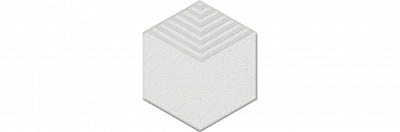 Kerama marazzi Декор Агуста белый 6x5,2x0,69