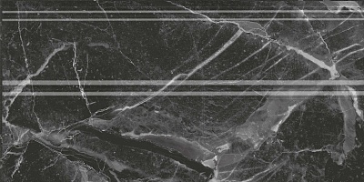 Kerama marazzi Плинтус Коррер чёрный глянцевый обрезной 30x15x1,7