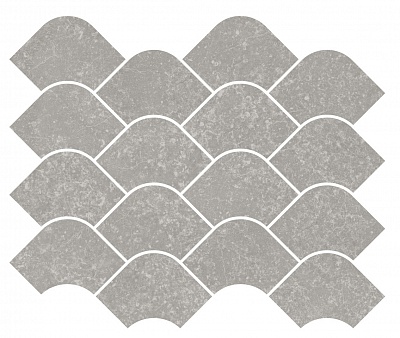 Kerama marazzi Декор Касабланка наборный серый матовый обрезной 30x25x0,9