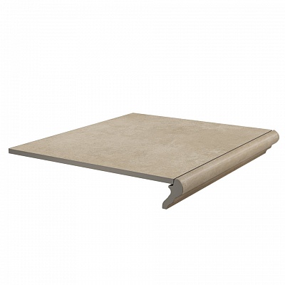 Kerama marazzi Ступень фронтальная Хадду бежевый матовый 40,2x34x0,8