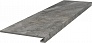 Kerama marazzi Ступень клееная Гриджио серый обрезной 33x119,5x0,9