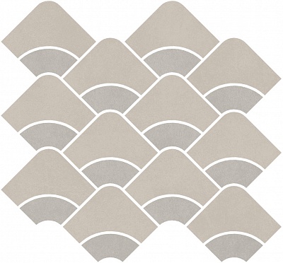 Kerama marazzi Декор Таделакт наборный серый светлый, серый матовый обрезной 30x28x0,9