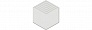 Kerama marazzi Декор Агуста белый 6x5,2x0,69