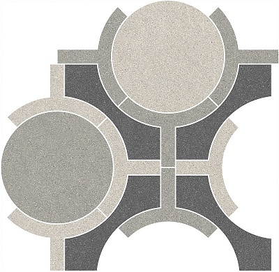 Kerama marazzi Декор Джиминьяно 1 наборный матовый 48x49,5x0,9