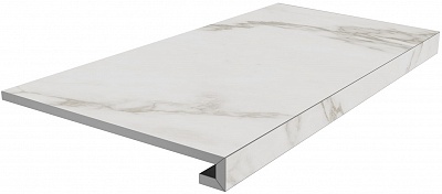 Kerama marazzi Ступень клеёная Монте Тиберио серый светлый матовый 33x80x0,9