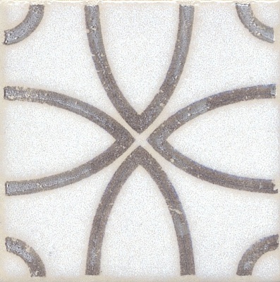 Kerama marazzi STG\A405\1266 Вставка Амальфи орнамент коричневый 9,9х9,9
